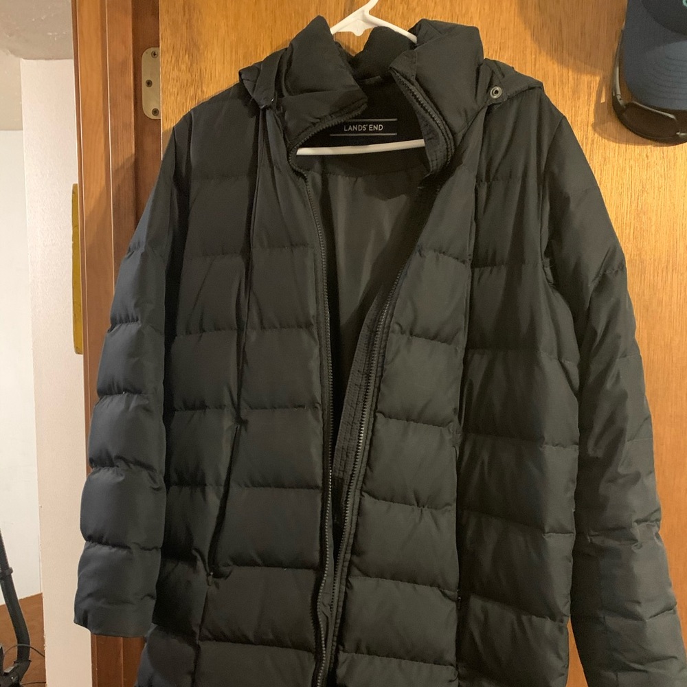 Lands End women’s long winter coat